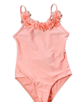 Costum de baie fete intreg 8790 Roz