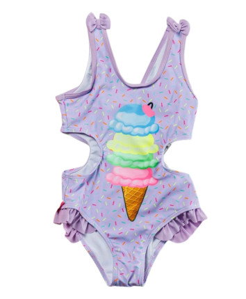 Costum de baie fete intreg A619-2 Violet