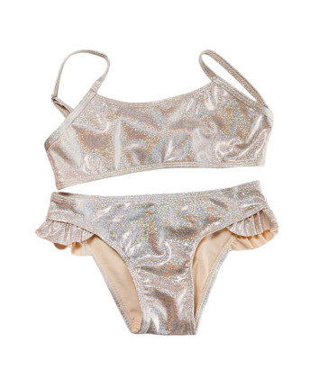 Costum de baie fete separat 6179 Auriu