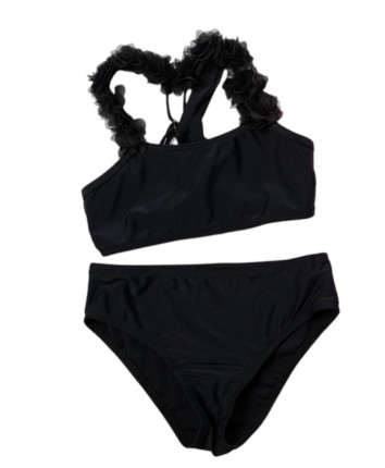 Costum de baie fete separat 6130 Negru