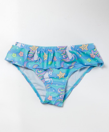 Chiloti de plaja fete A627 Albastru