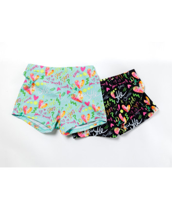 Chiloti de plaja fete A634 Negru