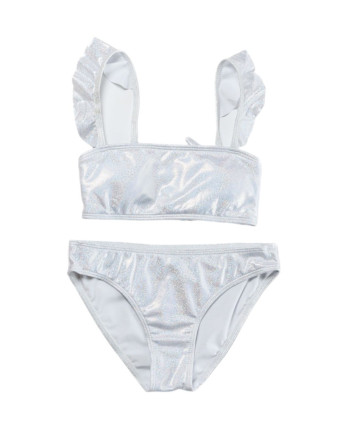 Costum de baie fete separat 8892 Argintiu