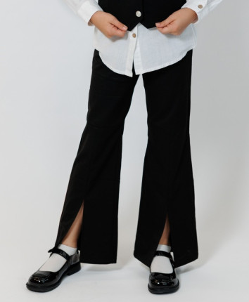 Pantaloni fete 451-0771.1 Negru