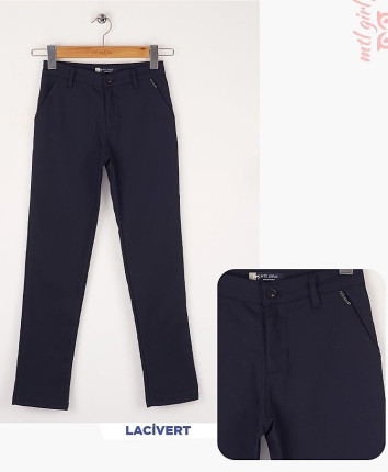 Pantaloni fete 451-3139.1 Albastru inchis