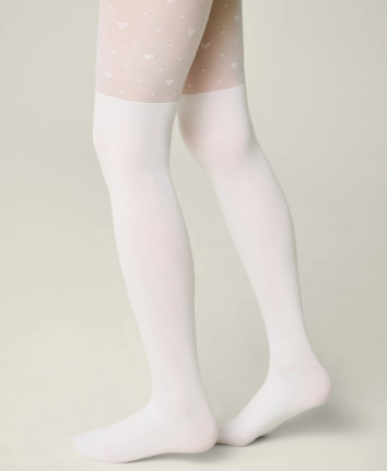 Colanti copii SWEET GIRL 24C-172 Bianco