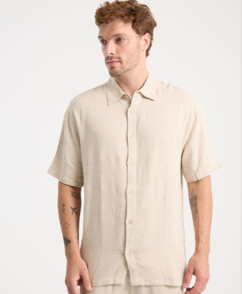 Cămașa bărbați 30126-02 Bej
