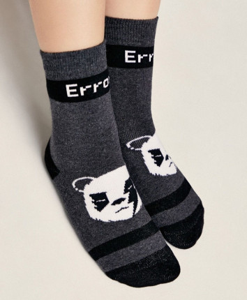 Sosete copii SOF-TIKI 21C-13 Gri inchis 597