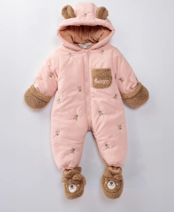 Salopeta cu ciupici baby M50115 Roz