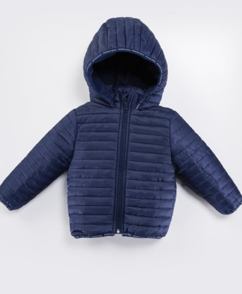 Scurta copii cu gluga M22402 Albastru inchis