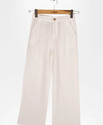 Pantaloni fete 751-0154.1 Alb