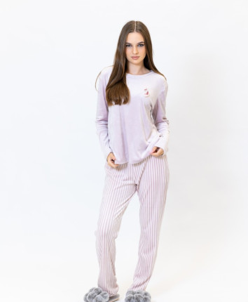Pijama-pantaloni dame SH25013 Violet