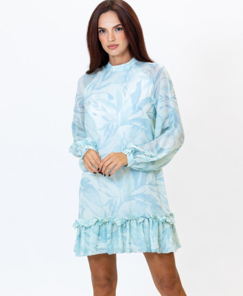 Rochie dame WR0158S Minta print flori