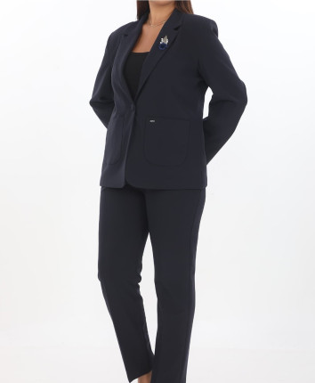 Costum-pantaloni dame 7-274-4343 Albastru inchis