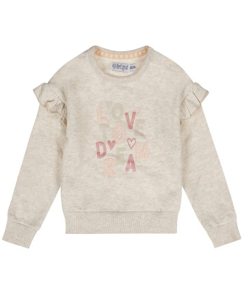Pulover fete O56316-35 Ivory