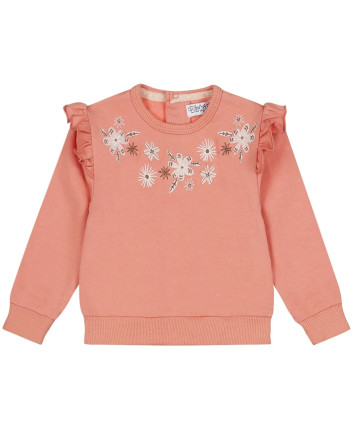 Pulover fete O56402-35 Roz