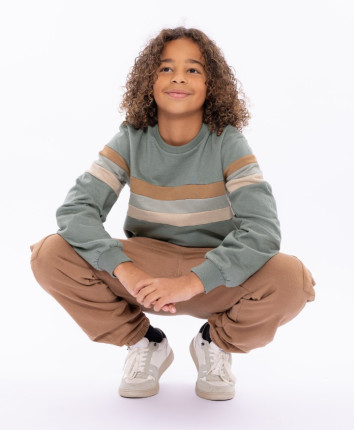 Pulover baieti O56158-1 Verde