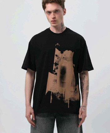 Tricou barbati 90593 Negru