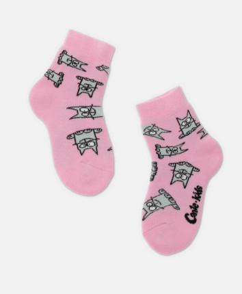 Sosete copii SOF-TIKI 21C-13/1 599 Roz deschis