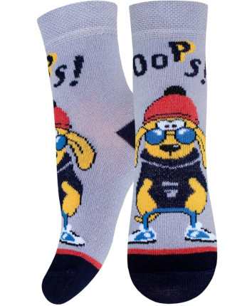 Ciorapi copii 3081 БРЕСТ KIDS 4016 Gri-Violet