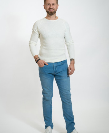 Pantaloni denim barbati PR6036A Light Blue