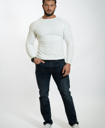 Pantaloni denim barbati PR9625-4 Gri