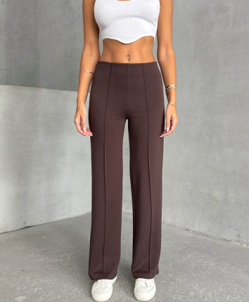 Pantaloni dame 5887 Cafeniu