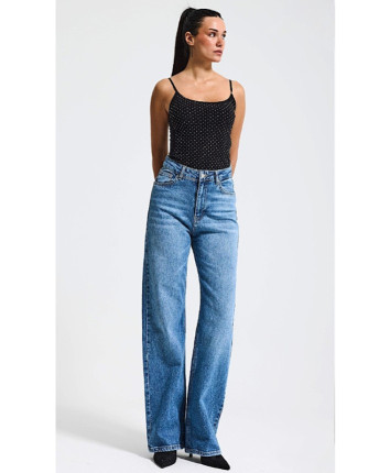 Pantaloni denim dame 3421-2S6 Albastru