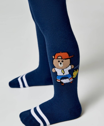 Colanti copii TIP-TOP 4C-02 Albastru inchis 674