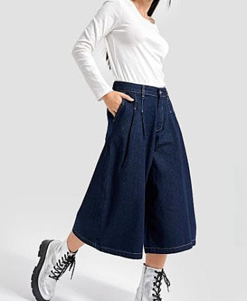 Sorti denim dame 4540-7S6 Albastru inchis