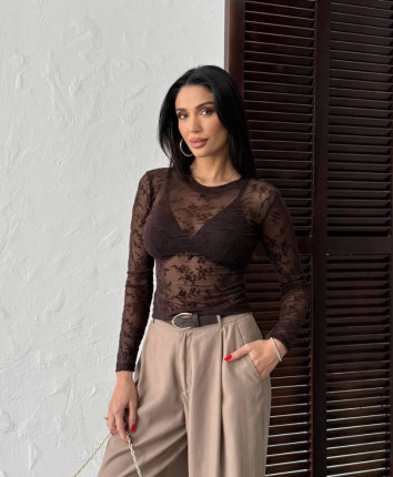 Bluza dame 6731 Chocolate