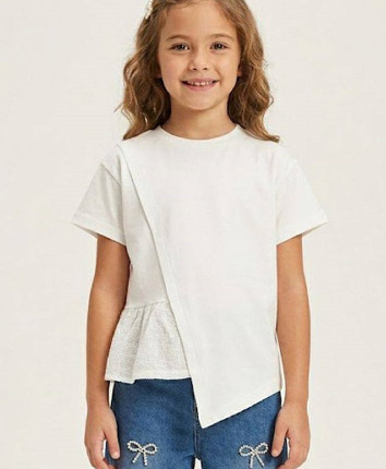 Tricou fete 556-3963.1 Alb