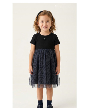 Rochie fete 555-4561.1 Negru