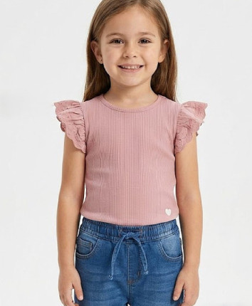 Tricou fete 556-1789.1 Roz pal