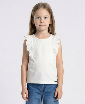Tricou fete 556-9609.1 Alb