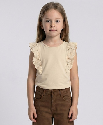 Tricou fete 556-9609.1 Bej
