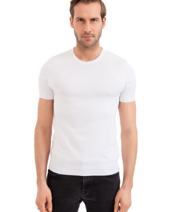 Tricou barbati 55109 Alb