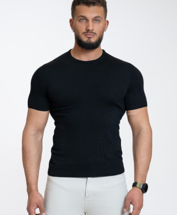 Tricou barbati 55109 Negru