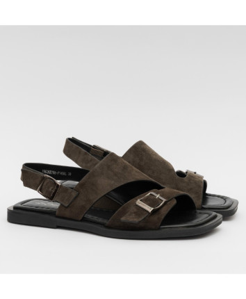 Sandale dame Y8626B768 Cafeniu