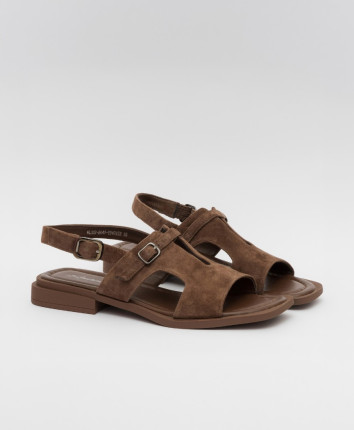 Sandale dame NL107-H649 Cafeniu