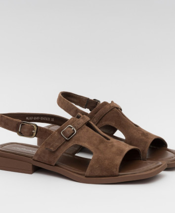 Sandale dame NL107-H649 Cafeniu