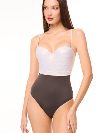 Costum de baie intreg 400186 Perlamutr