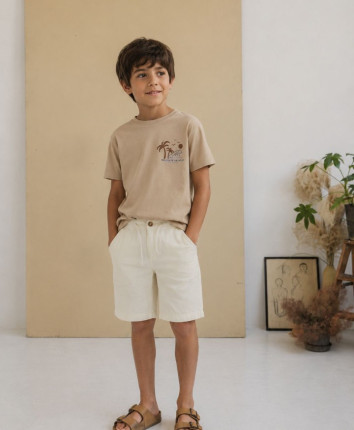 Tricou copii 516-4907.1 Bej