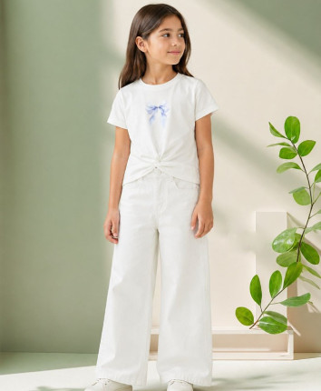 Tricou fete 556-4914 Ivory