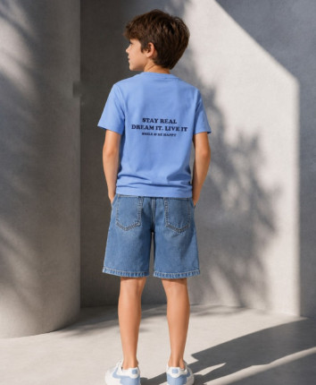 Tricou baieti 516-5126.1 Albastru deschis