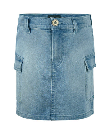 Fusta denim fete N58103-1 Albastru jeans