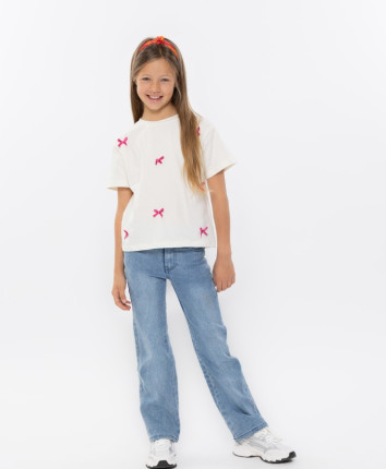 Tricou fete N58109-1 Ivory