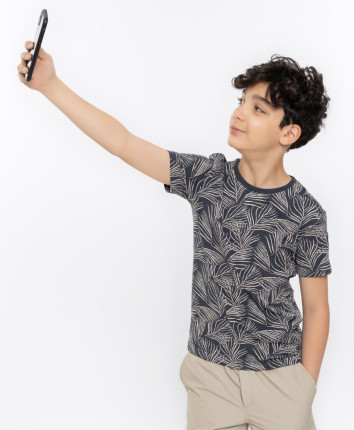 Tricou baieti N58222-1 Antracit