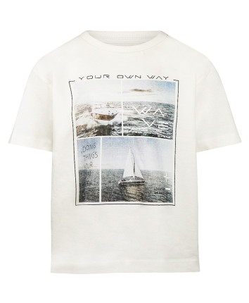 Tricou baieti N58249-1 Ivory