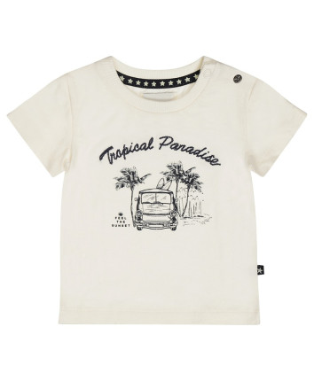 Tricou baieti N58733-35 Ivory
